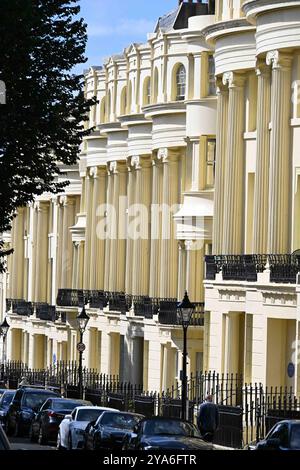 Brunswick Villas, Brighton et Hove, East Sussex Royaume-Uni Banque D'Images