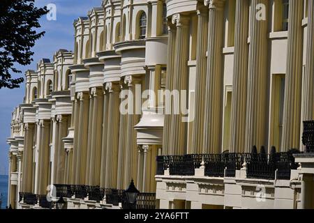 Brunswick Villas, Brighton et Hove, East Sussex Royaume-Uni Banque D'Images