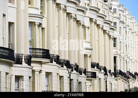 Brunswick Villas, Brighton et Hove, East Sussex Royaume-Uni Banque D'Images