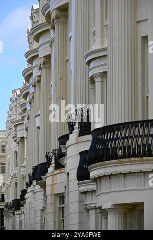 Brunswick Villas, Brighton et Hove, East Sussex Royaume-Uni Banque D'Images