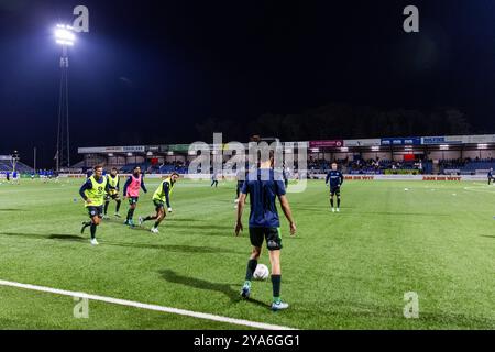 VELSEN, 12-10-2024, 711 Stadion. Football néerlandais, Keuken Kampioen Divisie, saison 2024/2025. Match entre Telstar - de Graafschap. Aperçu du stade pendant l'échauffement de Graafschap. Crédit : Pro Shots/Alamy Live News Banque D'Images