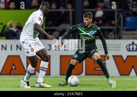 VELSEN, 12-10-2024, 711 Stadion. Football néerlandais, Keuken Kampioen Divisie, saison 2024/2025. Match entre Telstar - de Graafschap. Joueur de Graafschap Ibrahim El Kadiri. Crédit : Pro Shots/Alamy Live News Banque D'Images