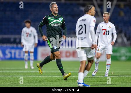 VELSEN, 12-10-2024, 711 Stadion. Football néerlandais, Keuken Kampioen Divisie, saison 2024/2025. Match entre Telstar - de Graafschap. Ralf Seuntjens, joueur de Graafschap. Crédit : Pro Shots/Alamy Live News Banque D'Images