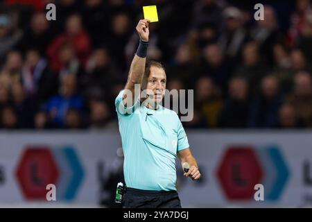 VELSEN, 12-10-2024, 711 Stadion. Football néerlandais, Keuken Kampioen Divisie, saison 2024/2025. Match entre Telstar - de Graafschap. Arbitre Stan Teuben. Crédit : Pro Shots/Alamy Live News Banque D'Images