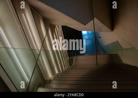 Aperçus de la Maison de la musique (Casa da Musica) à Porto - Portugal / Scorci della casa della musica (casa da musica) di Porto- Portogallo Banque D'Images