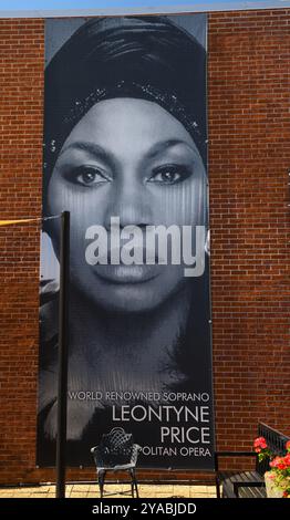 Laurel, Mississippi, domicile de Leontyne Price et Tom Lester. Banque D'Images