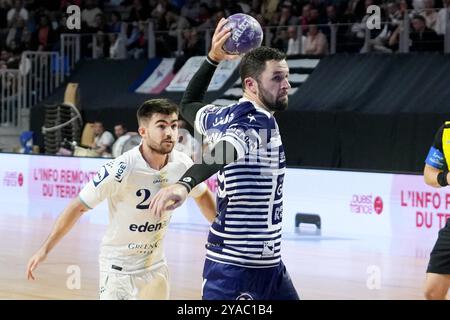 29 Youenn Cardinal de Cesson Rennes lors du championnat de France, match de handball Liqui Moly Starligue entre Cesson-Rennes et Fenis Toulouse le 12 octobre 2024 au Glaz Arena de Cesson-Sévigné, France - photo Laurent Lairys/DPPI crédit : DPPI Media/Alamy Live News Banque D'Images