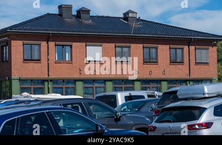 Sandefjord, Norvège - 10 août 2022 : douane de Tollbod au port de Sandefjord Banque D'Images
