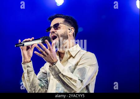 Fotografías del concierto de Mora el 10 de octubre de 2024 en Espacio Zity, en Saragosse, Fiestas del Pilar 2024. Banque D'Images