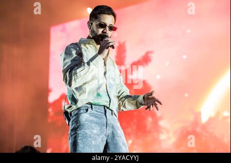 Fotografías del concierto de Mora el 10 de octubre de 2024 en Espacio Zity, en Saragosse, Fiestas del Pilar 2024. Banque D'Images