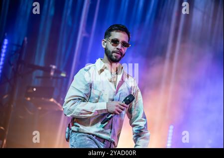 Fotografías del concierto de Mora el 10 de octubre de 2024 en Espacio Zity, en Saragosse, Fiestas del Pilar 2024. Banque D'Images