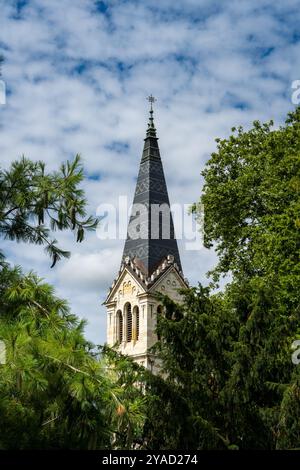 Close up de Nydegg Église dans la vieille ville de Berne, la capitale de la suisse. Banque D'Images