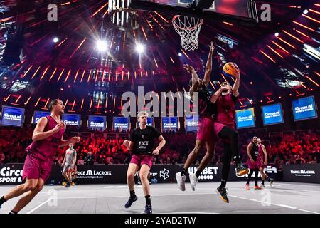 , - 13 OCTOBRE : Stefan Kojic - Liman lors du match FIBA 3x3 World Tour Amsterdam 2024 entre Liman et Utrecht à Gasthouder le 13 octobre 2024 à Amsterdam, pays-Bas. (Photo de Edwin J.H. de Vries/Orange Pictures) crédit : Orange pics BV/Alamy Live News Banque D'Images