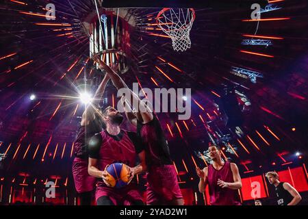 , - 13 OCTOBRE : Stefan Kojic - Liman lors du match FIBA 3x3 World Tour Amsterdam 2024 entre Liman et Utrecht à Gasthouder le 13 octobre 2024 à Amsterdam, pays-Bas. (Photo de Edwin J.H. de Vries/Orange Pictures) crédit : Orange pics BV/Alamy Live News Banque D'Images