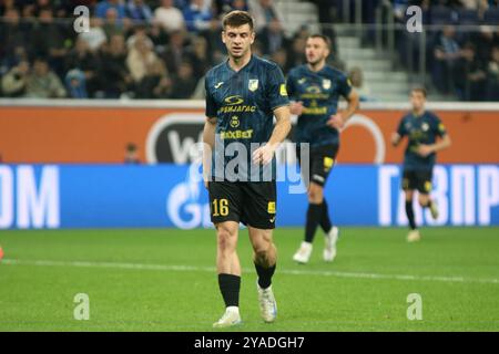 Mihai Ionut Butean (16 ans) de Voïvodine vu lors du match de football Winline Super Series entre Zenit Saint-Pétersbourg et Voïvodine Serbie à Gazprom Arena. Score final ; Zenit 4:1 Voïvodine. (Photo de Maksim Konstantinov / SOPA images/SIPA USA) Banque D'Images