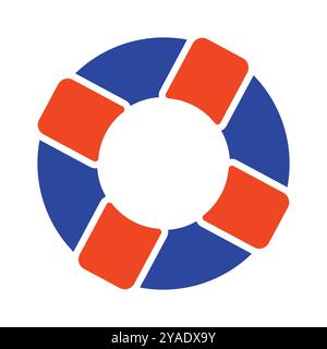 Icône de vecteur d'anneau de vie. Symbole de sauvetage. Panneau de sauvetage. Panneau de sécurité. Symbole graphique pour votre conception de site Web, logo, application, interface utilisateur Illustration de Vecteur
