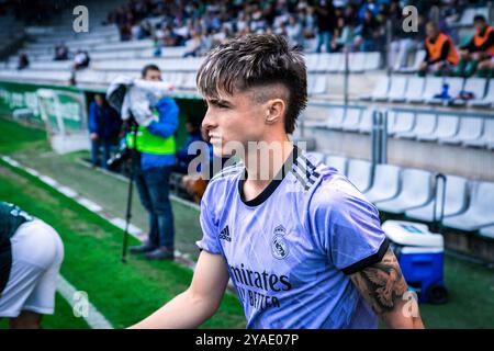 Ferrol, Espagne. 04 septembre 2022. 1 Ligue RFEF. Racing Club Ferrol vs Real Madrid Castilla. Bruno Iglesias Banque D'Images