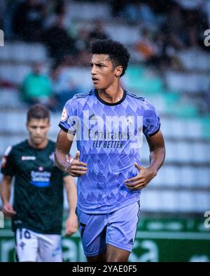 Ferrol, Espagne. 04 septembre 2022. 1 Ligue RFEF. Racing Club Ferrol vs Real Madrid Castilla. Alvaro Rodriguez Banque D'Images