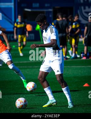 Alcorcon, Espagne. 02 octobre 2024. 1 Ligue RFEF. Alcorcon vs Real Madrid Castilla. Stade Santo Domingo. Marvel Banque D'Images