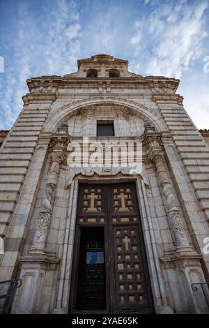 Iglesia del Cristo de la Veracruz in Consuegra, Castille-la Manche, Espagne, Europe Banque D'Images