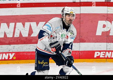 Eishockey DEL - 24/25 - 9. Spieltag : Düsseldorfer EG vs Iserlohn Roosters am 13.10.2024 im PSD Bank Dome in Düsseldorf Iserlohns Tyler Boland (Nr.10) Foto : osnapix Banque D'Images