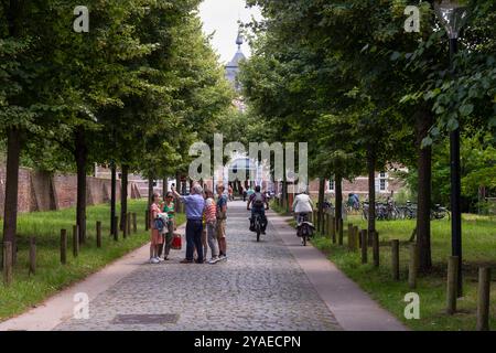 Parc abbatial à Louvain en Belgique. Banque D'Images