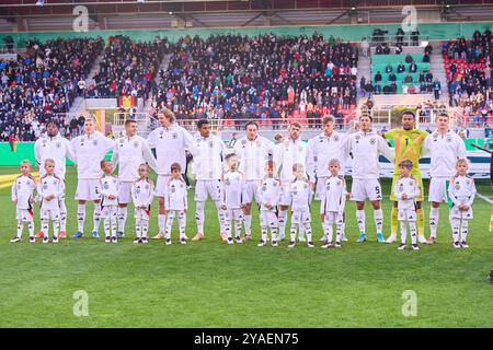 Présentation de l'équipe Noah Atubolu, gardien de but DFB U21 Nr.1 Bright Arrey-MBI, DFB U21 Nr.4 Max Rosenfelder, DFB U21 Nr.5 Eric Martel, DFB U21 Nr.6 Ansgar Knauff, DFB U21 Nr.7 Nicolo Tresoldi, DFB U21 Nr.9 Nick Woltemade 2-1, DFB U21 Oct Thielmann 2024, DFB U21 octobre 1996 Jan Thielmann, DFB U21 Nr.11, Allemagne, U21 Requiz U21, Allemagne, U21, U21 Requiz U21, Allemagne, U21 Requig U21, Urill. Saison 2024/2025 photographe : ddp images/STAR-images Banque D'Images