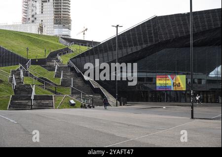 Katowice, Silésie, Pologne, 24 mars 2024, L'Arnea Spodek, une salle de divertissement et de sport, Europe Banque D'Images