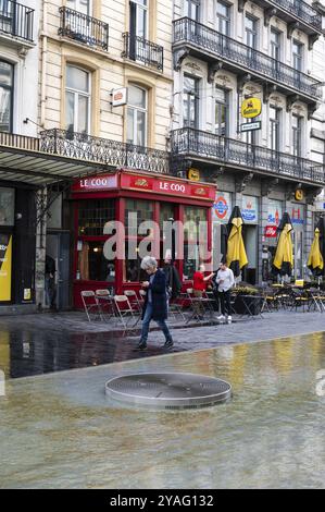 Vieille ville de Bruxelles, Belgique, 10 28 2022, le centre de la culture et du théâtre, la Beursschouwburg, Europe Banque D'Images