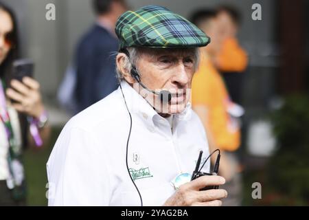 MELBOURNE, AUSTRALIE, 2 AVRIL : Sir Jackie Stewart sur la grille avant le départ de la course lors du Grand Prix d'Australie 2023 à Albert Park le 2 avril 2023 Banque D'Images