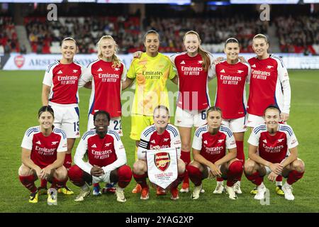 MELBOURNE, AUSTRALIE, 24 MAI : photo de l'équipe Arsenal Women FC avant de jouer à A-League All Stars Women lors de la semaine mondiale du football au Marvel Stadium on Banque D'Images