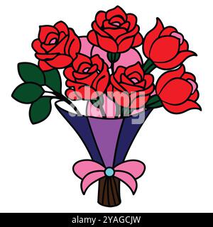 Créatif, unique, standard, conception de fleurs vectorielles et fleurs béantes shilhouette Illustration de Vecteur