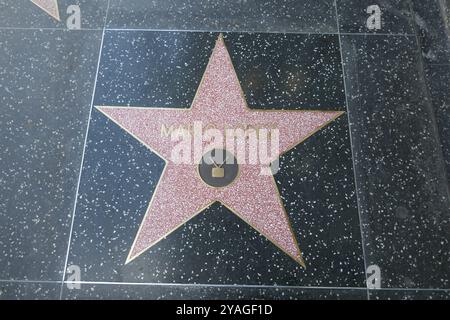 Los Angeles, Californie, USA 10 octobre 2024 personnalité de la télévision Mario Lopez Hollywood Walk of Fame Star sur Hollywood Blvd le 10 octobre 2024 à Los Angeles, Californie, USA. Photo de Barry King/Alamy Stock photo Banque D'Images