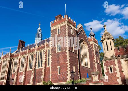 Londres : Great Hall, également connu sous le nom de New Hall, l'honorable Society of Lincoln's Inn, l'une des quatre auberges de court de Londres Banque D'Images