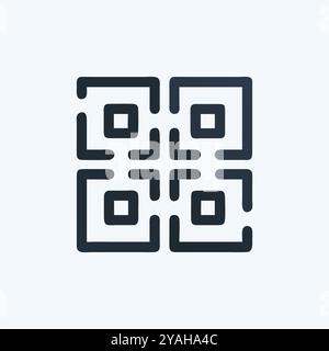 image artistique vectorielle de code qr. Illustration de Vecteur