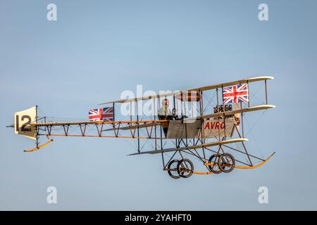 1911 Avro triplane '12', Old Warden Airfield, Biggleswade, Bedfordshire, Angleterre, ROYAUME-UNI Banque D'Images