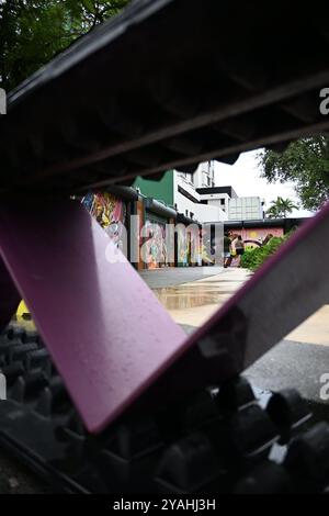 Quartier artistique de Wynwood à Miami Beach, Floride Banque D'Images