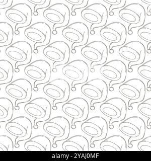 Fond de Noël. Motif de coloration dans le style de dessin à la main. Chapeaux du nouvel an. Motif créé pour les tissus, etc Illustration de Vecteur