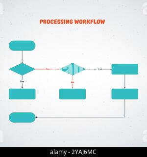 conception de modèle infographique avec 8 étapes de conception pour les présentations et les bannières illustration vectorielle simple Illustration de Vecteur