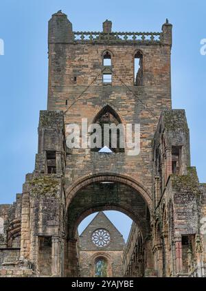 Abbaye de Jedburgh. Abbaye augustinienne dans les Scottish Borders. Écosse, Grande-Bretagne, Royaume-Uni Banque D'Images