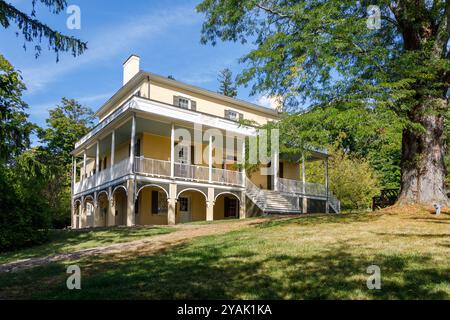 Le site historique national Thomas Cole, également connu sous le nom de Cedar Grove, est un site historique national situé à Catskill, dans l'État de New York, aux États-Unis. Banque D'Images