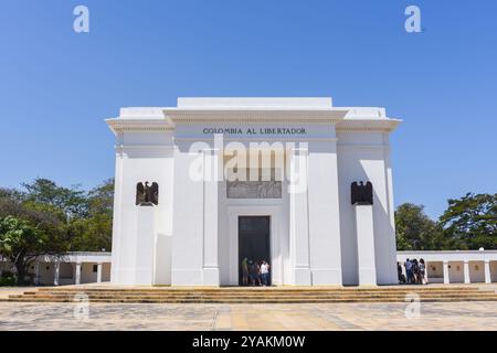 Autel de la Patrie (autel de la Patria) à Quinta de San Pedro Alejandrino, où Simon Bolivar a passé ses derniers jours, Santa Marta, Colombie Banque D'Images