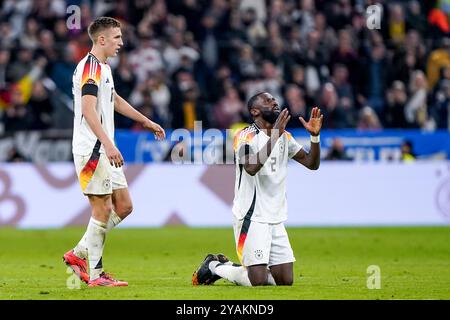 Munich, Allemagne. 14 octobre 2024. MUNICH, ALLEMAGNE - 14 OCTOBRE : lors du match de l'UEFA Nations League 2024/2025 League A Group 3 entre l'Allemagne et les pays-Bas à l'Allianz Arena le 14 octobre 2024 à Munich, Allemagne. (Photo de Pieter van der Woude/Orange Pictures) crédit : Orange pics BV/Alamy Live News Banque D'Images