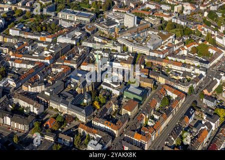 Luftbild, kath. Marien im Stadtzentrum, Osthaus Museum Hagen und Emil Schumacher Museum Kunstmuseum, Oben das Rathaus und volme Galerie, Mittelstadt, Hagen, Ruhrgebiet, Rhénanie-du-Nord-Westphalie, Deutschland ACHTUNGxMINDESTHONORARx60xEURO *** vue aérienne, église catholique St Marien dans le centre-ville, Osthaus Museum Hagen et Emil Schumacher Museum musée d'art, au-dessus de la mairie et galerie volme, ville centrale, Hagen, Ruhr zone, Rhénanie-du-Nord-Westphalie, Allemagne ACHTUNGxMINDESTHONORARx60xEURO Banque D'Images