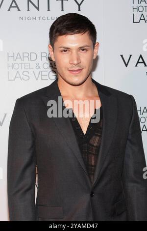 Alex Meraz photographié au Vanity Nightclub au Hard Rock Hotel and Casino situé à Las Vegas, Nevada, le 2 décembre 2011. Photo par : Erik Kabik / MediaPunch Banque D'Images