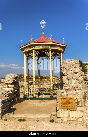 Bâtiment religieux à Khersones, Crimée, Ukraine, Europe Banque D'Images