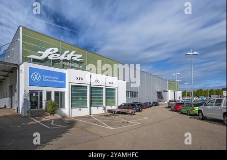 Volkswagen Centre, Kempten, Allgaeu, Bavière, Allemagne, Europe Banque D'Images