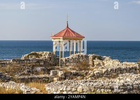 Bâtiment religieux à Khersones, Crimée, Ukraine, Europe Banque D'Images