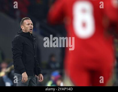 Cardiff, Royaume-Uni. 14 octobre 2024. Craig Bellamy entraîneur du pays de Galles lors du match de l'UEFA Nations League au Cardiff City Stadium, Cardiff. Le crédit photo devrait se lire comme suit : Darren Staples/Sportimage crédit : Sportimage Ltd/Alamy Live News Banque D'Images