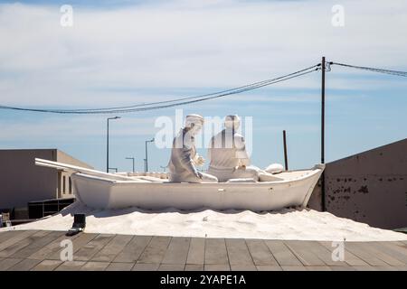 L'ancien port baleinier de Caniçal sur l'île portugaise de Madère Banque D'Images